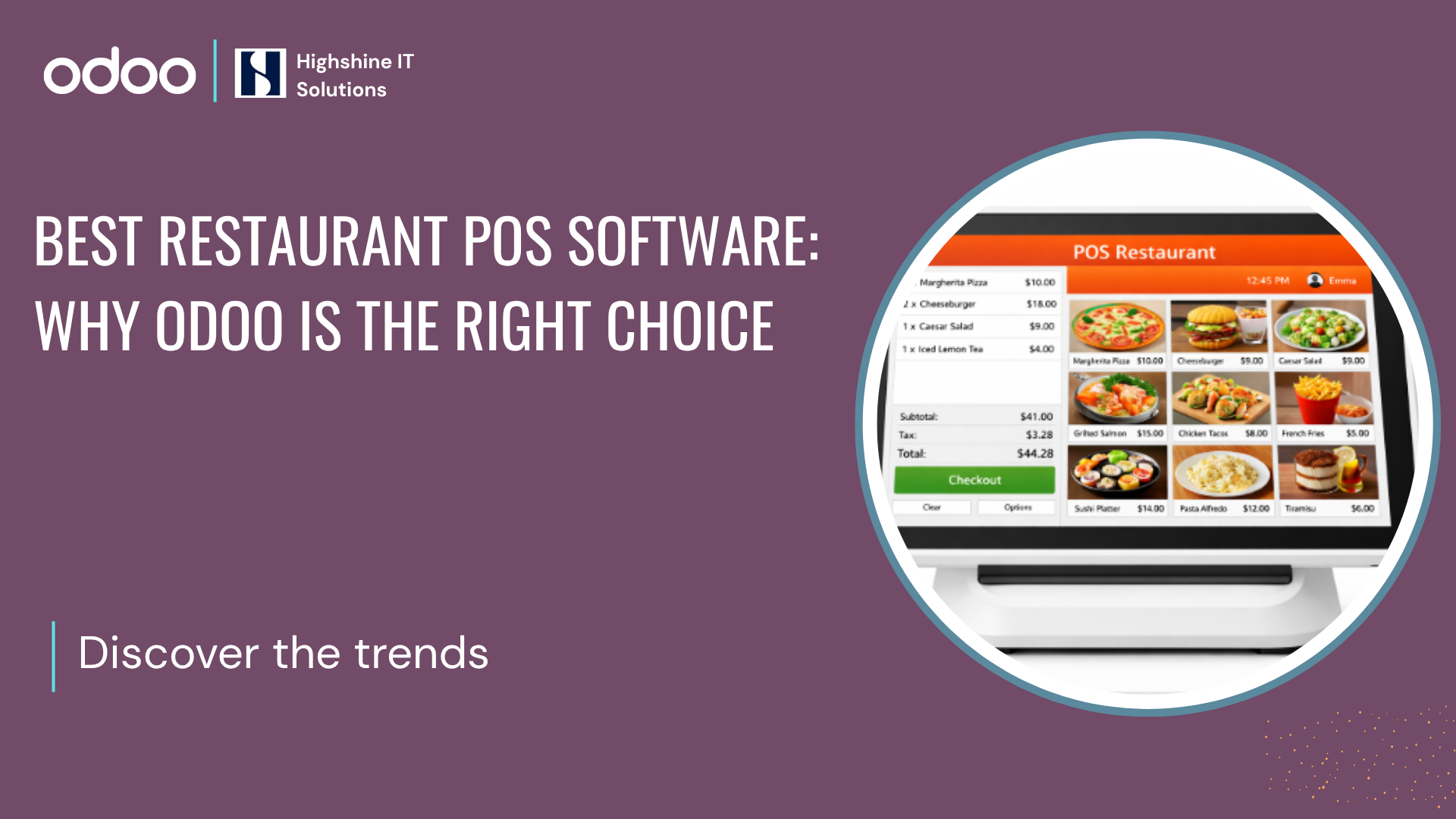 Best Restaurant POS Software: Why Odoo Is the Right Choice