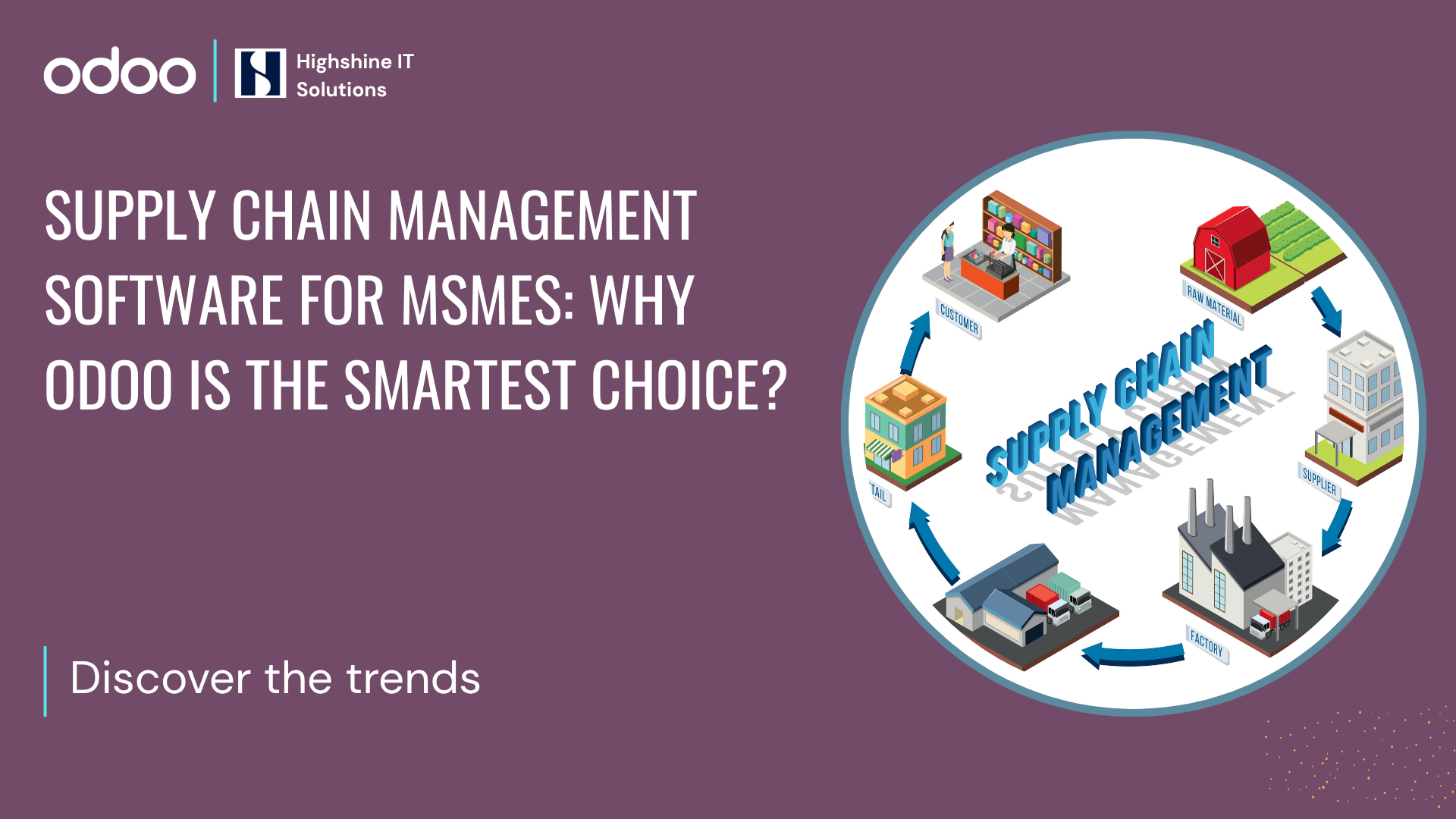 Supply Chain Management Software for MSMEs: Why Odoo?